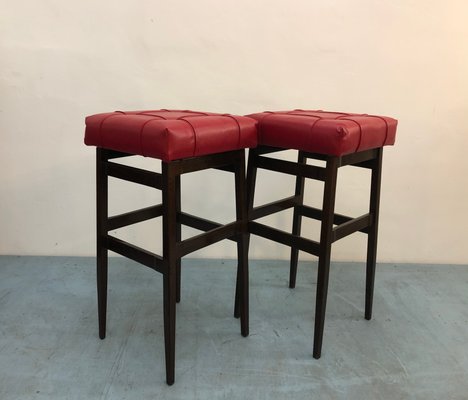 Mod. 112 Stools by Gianfranco Frattini for Cassina, 1960s, Set of 2-DPP-1251615