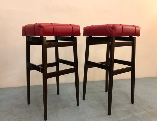 Mod. 112 Stools by Gianfranco Frattini for Cassina, 1960s, Set of 2-DPP-1251615