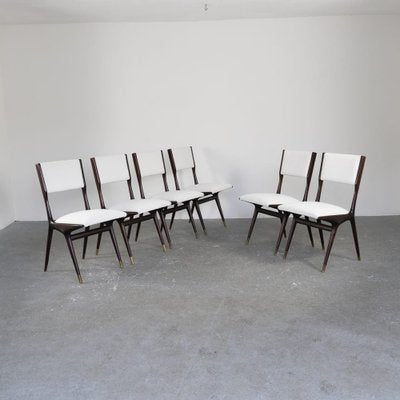 Mod. 634 Dining Chairs by Carlo De Carli for Cassina, 1950s, Set of 6-LKT-1797010