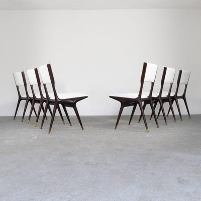 Mod. 634 Dining Chairs by Carlo De Carli for Cassina, 1950s, Set of 6-LKT-1797010