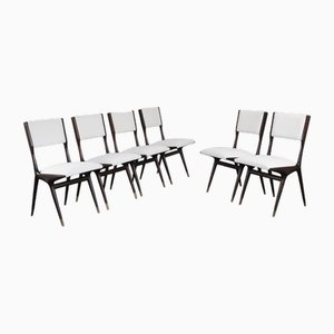 Mod. 634 Dining Chairs by Carlo De Carli for Cassina, 1950s, Set of 6-LKT-1797010