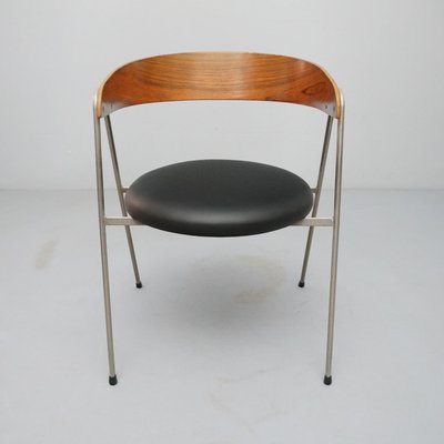 Mod. 702/2 Chairs in Rosewood, Leather & Steel by Roland Rainer for Wilkhahn, 1965, Set of 2-RST-1166548