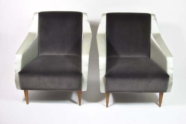 Mod. 802 Armchairs by Carlo De Carli for Cassina, Italy, 1954, Set of 2-WFB-941871