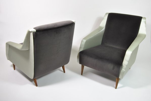 Mod. 802 Armchairs by Carlo De Carli for Cassina, Italy, 1954, Set of 2-WFB-941871