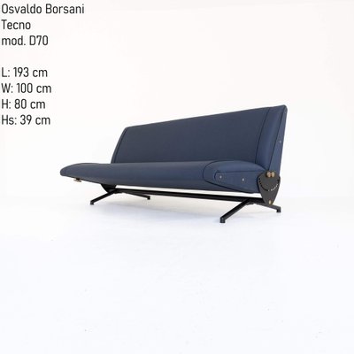 Mod. D70 Sofa by Osvaldo Borsani for Tecno, 1950s-SXX-1739468