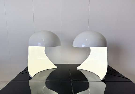 Mod. Dania Table Lamps by Dario Tognon for Artemide, 1969, Set of 2-NWG-2042209