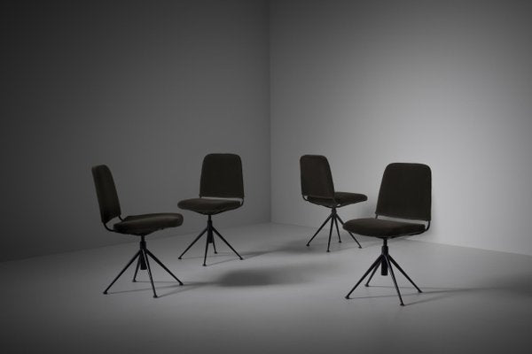 Mod. DU 26 G Chairs by Gastone Rinaldi for Rima, Italy 1956, Set of 4-CO-1256104