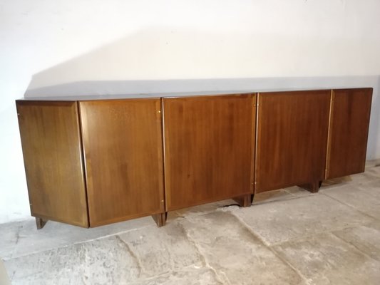 Mod Mb47/Mb48 Credenza by Franco Albini for Poggi, Italy, 1950s, Set of 4-HNE-1411009