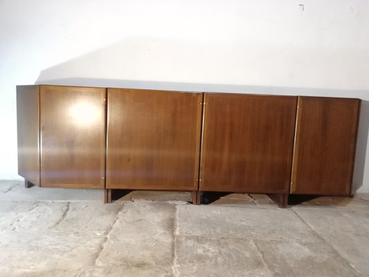 Mod Mb47/Mb48 Credenza by Franco Albini for Poggi, Italy, 1950s, Set of 4-HNE-1411009