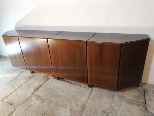 Mod Mb47/Mb48 Credenza by Franco Albini for Poggi, Italy, 1950s, Set of 4-HNE-1411009