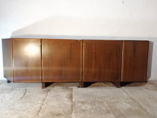 Mod Mb47/Mb48 Credenza by Franco Albini for Poggi, Italy, 1950s, Set of 4-HNE-1411009