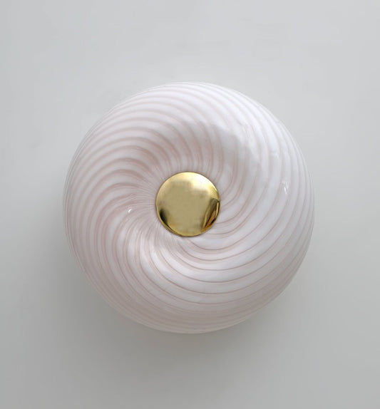 Model 048 Murano Glass Ceiling Lamp from Leucos, 1970s