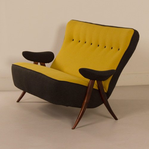 Model 105 Hairpin Sofa by Theo Ruth for Artifort, 1950s