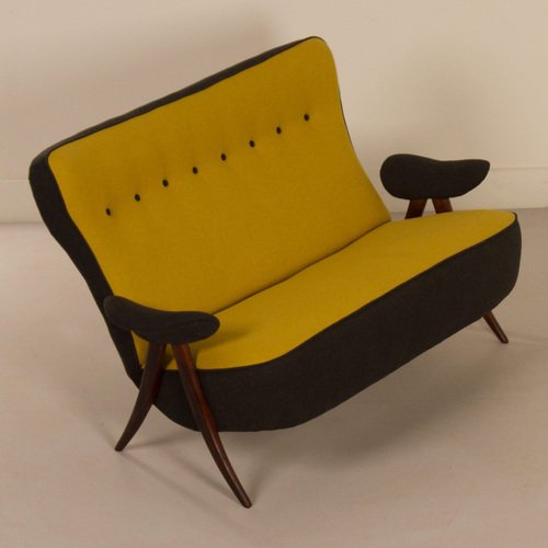 Model 105 Hairpin Sofa by Theo Ruth for Artifort, 1950s