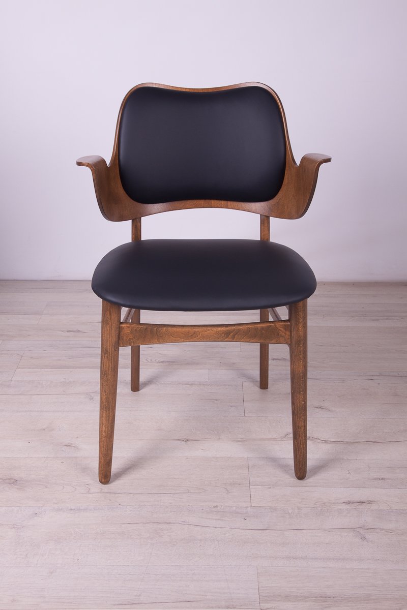 Model 107 Armchairs by Hans Olsen for Bramin, 1950s, Set of 6