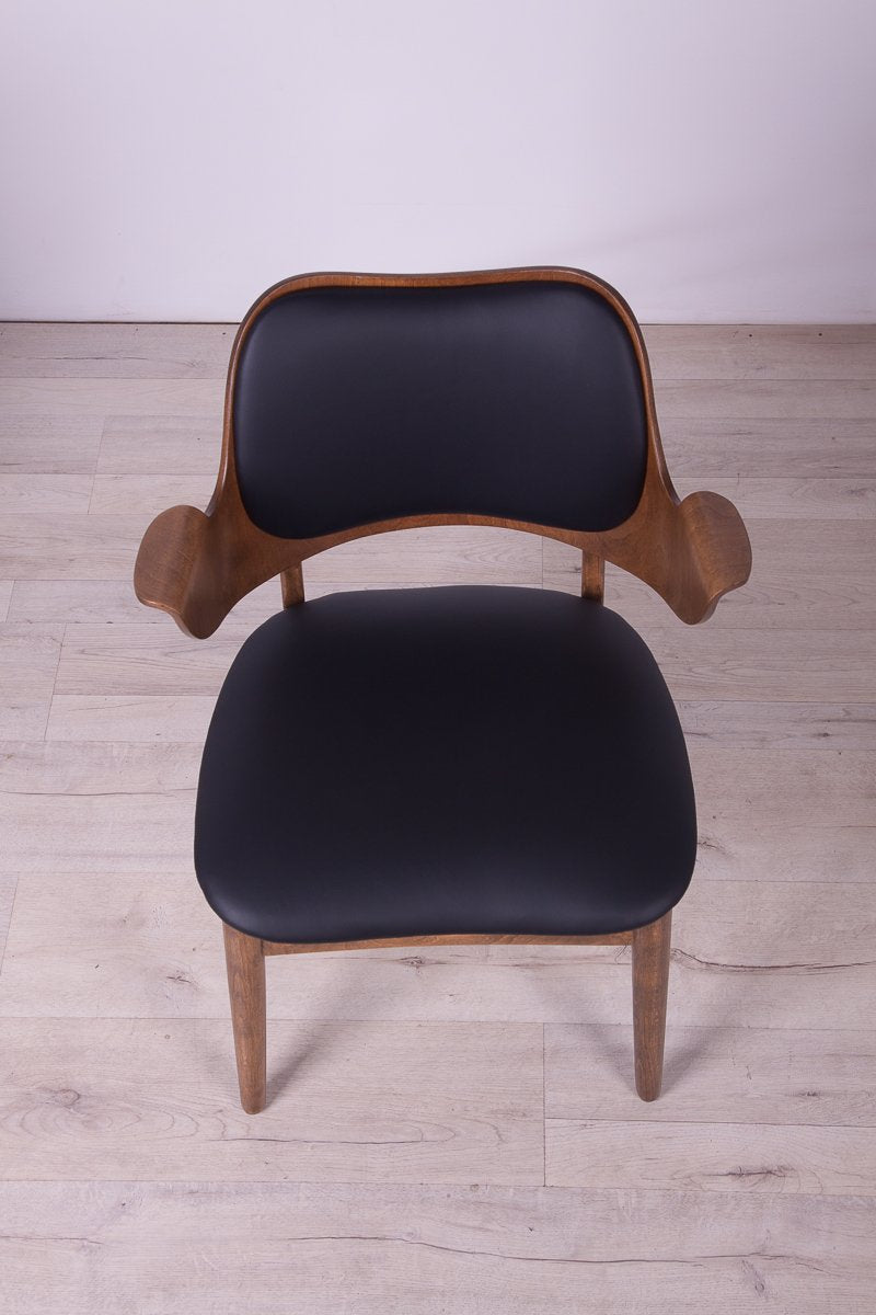 Model 107 Armchairs by Hans Olsen for Bramin, 1950s, Set of 6