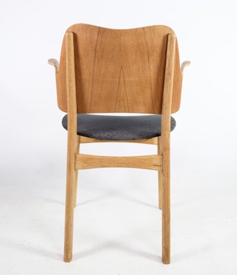 Model 107 Armchairs in Oak and Teak in the style of Hans Olsen, Set of 4-UY-1369653