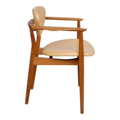 Model 109 Armchair in Teak and Natural Leather by Finn Juhl, 2000s-MTD-1400486