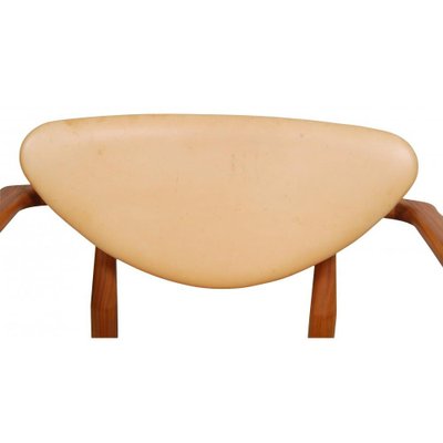 Model 109 Armchair in Teak and Natural Leather by Finn Juhl, 2000s-MTD-1400486