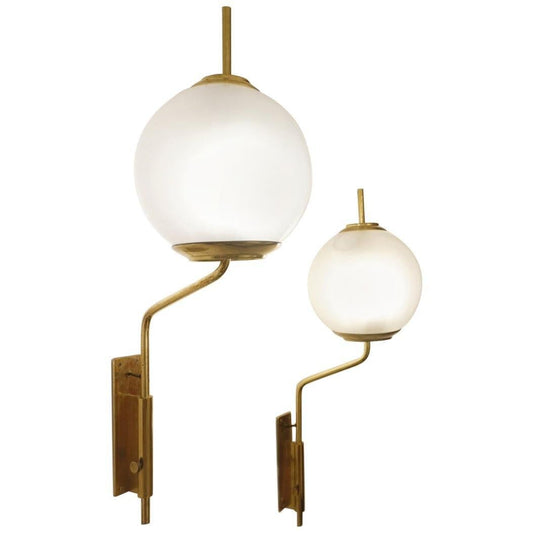 Model 11 Lp Pallone Lights by Luigi Caccia Dominioni, Set of 2