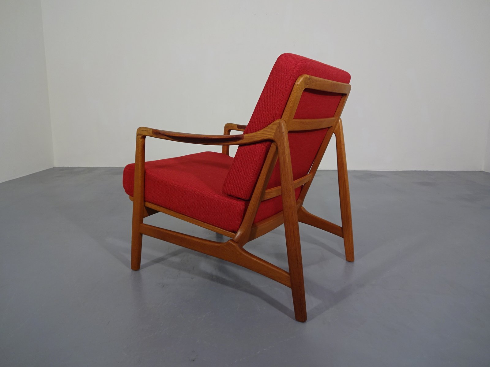 Model 117 Teak & Oak Chair by Tove & Edvard Kindt-Larsen for France & Daverkosen, 1960s