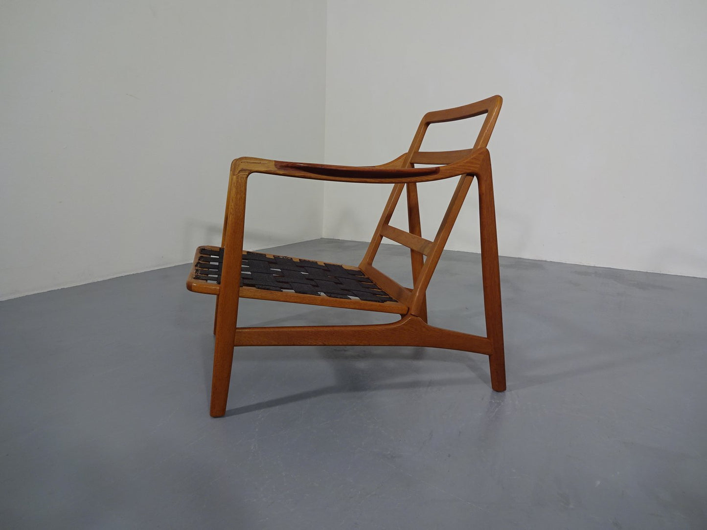 Model 117 Teak & Oak Chair by Tove & Edvard Kindt-Larsen for France & Daverkosen, 1960s