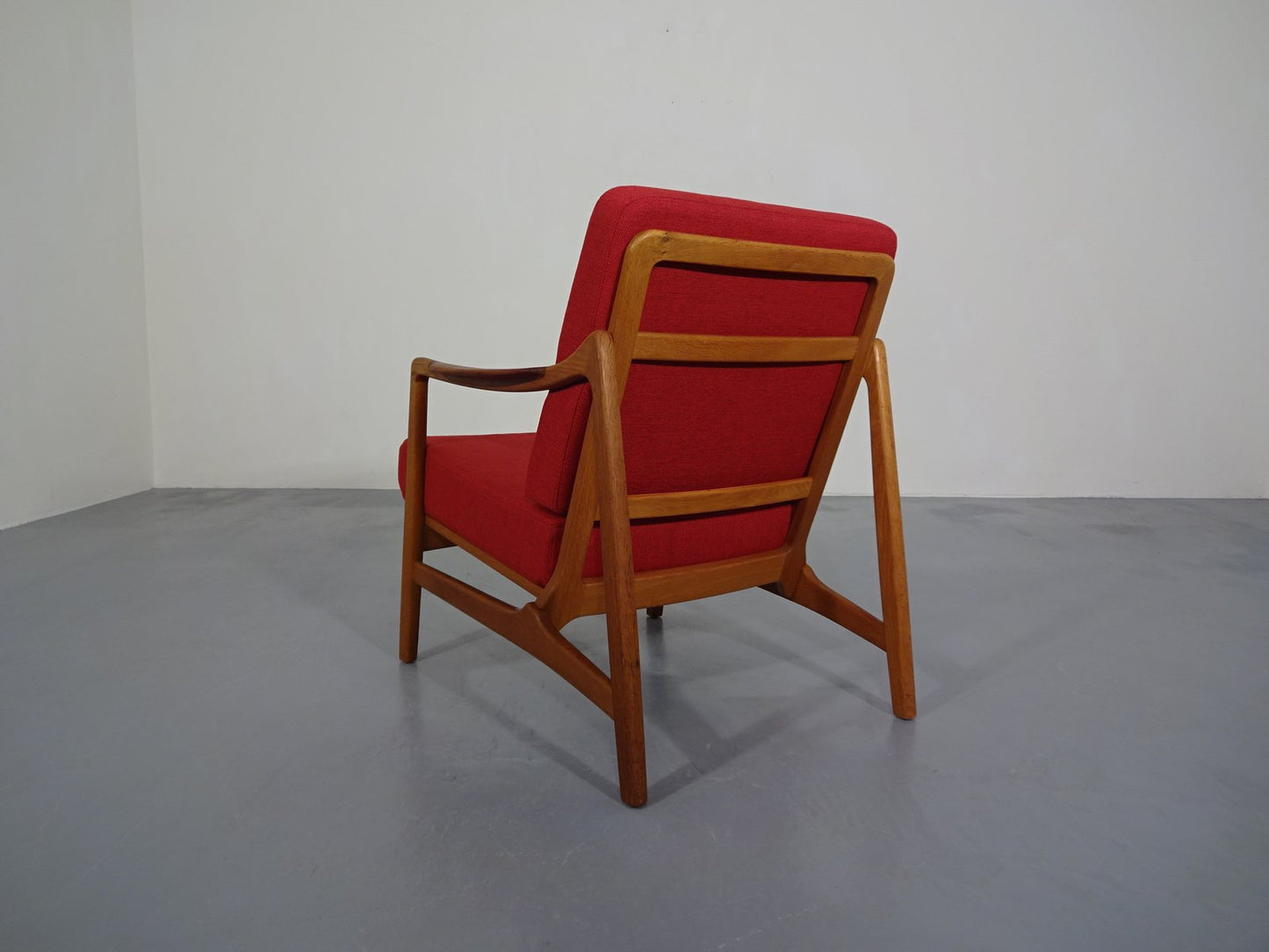 Model 117 Teak & Oak Chair by Tove & Edvard Kindt-Larsen for France & Daverkosen, 1960s