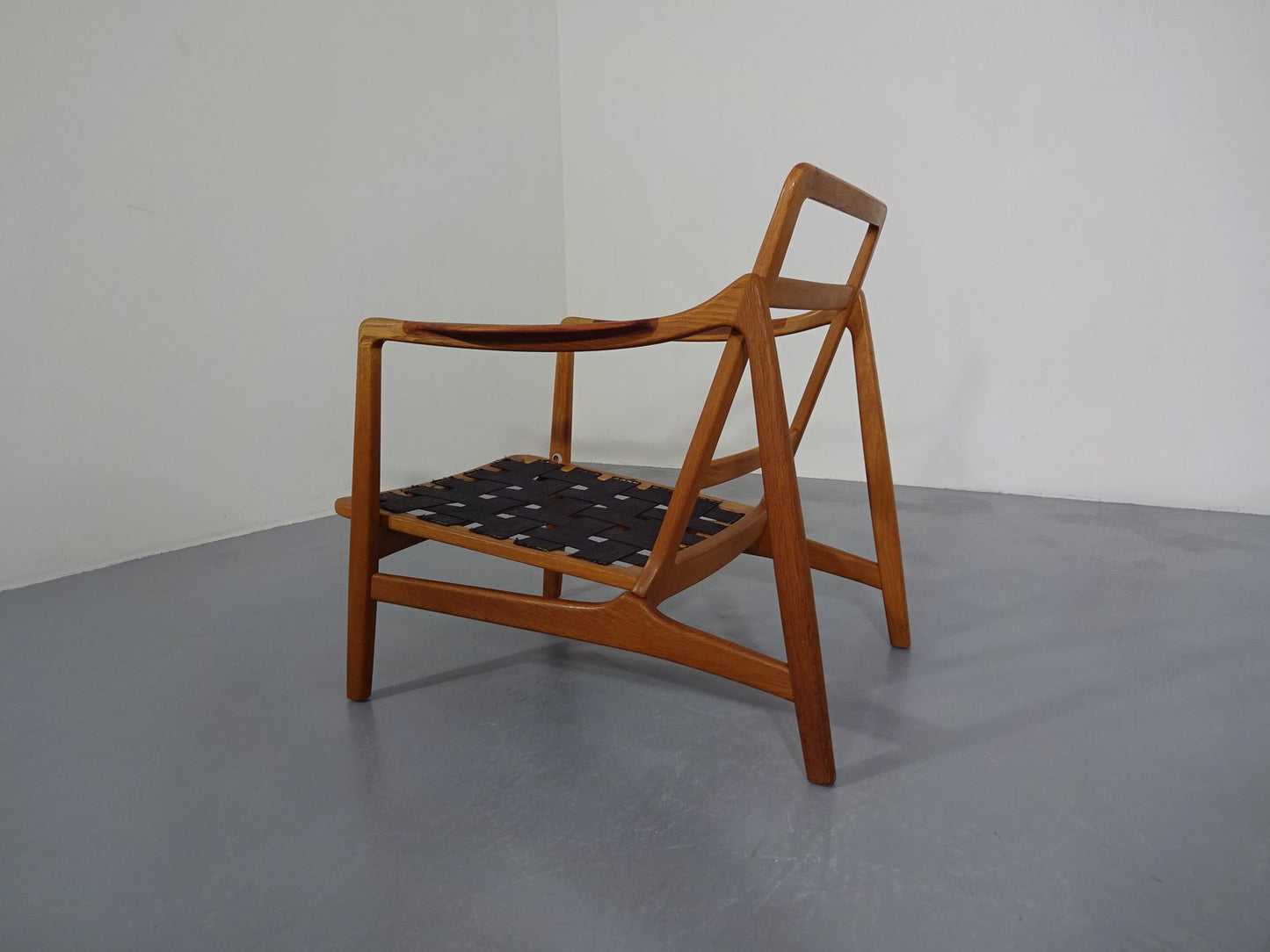 Model 117 Teak & Oak Chair by Tove & Edvard Kindt-Larsen for France & Daverkosen, 1960s