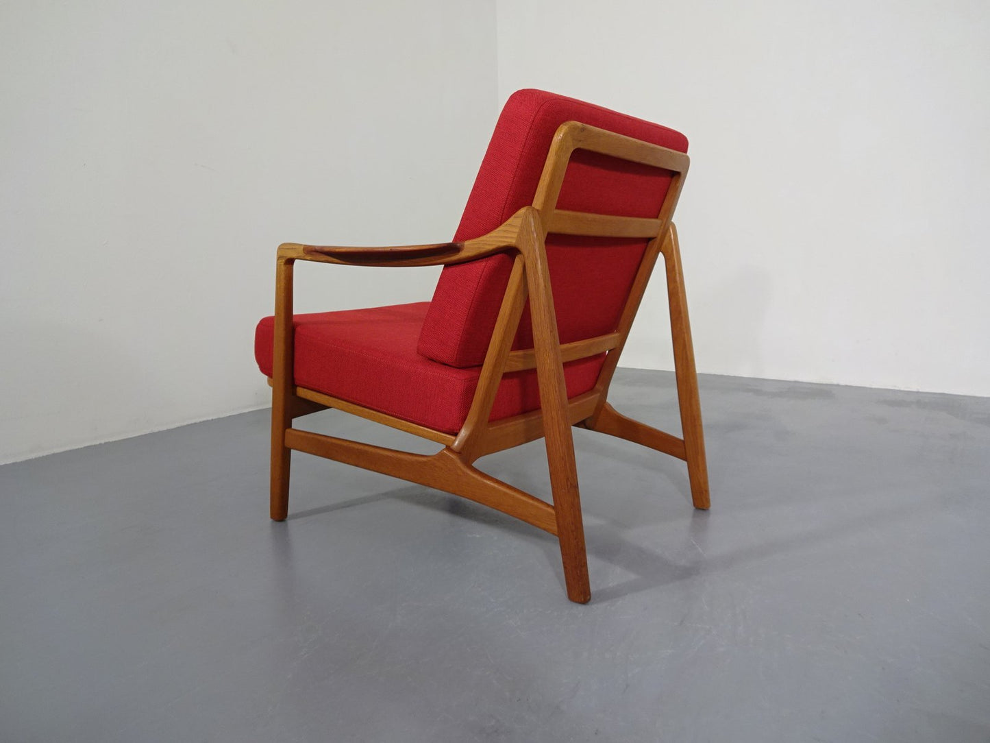 Model 117 Teak & Oak Chair by Tove & Edvard Kindt-Larsen for France & Daverkosen, 1960s