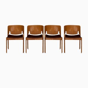 Model 122 Chairs by Vico Magistretti for Cassina, 1967, Set of 4-NPC-1720921