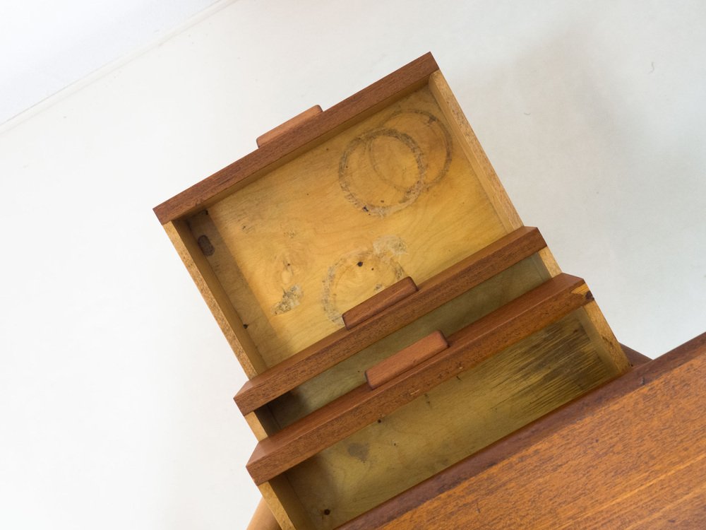 Model 130 Desk in Teak and Beech by Børge Mogensen for Søborg Møbelfabrik