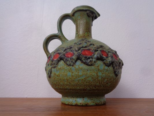 Model 1303 Lava Ceramic Double Handled Vase from Marei, 1970s-RDW-1797060