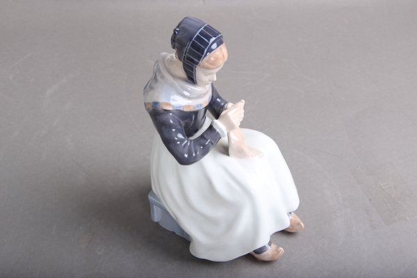 Model 1317 Farmer with Needlecrafts from Royal Copenhagen-DQ-1348806