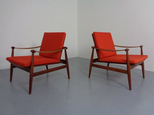 Model 133 Teak Armchairs by Finn Juhl for France & Son, 1960s, Set of 2-RDW-1403019