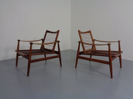 Model 133 Teak Armchairs by Finn Juhl for France & Son, 1960s, Set of 2-RDW-1403019