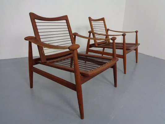 Model 133 Teak Armchairs by Finn Juhl for France & Son, 1960s, Set of 2-RDW-1403019