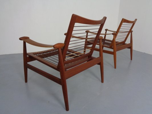 Model 133 Teak Armchairs by Finn Juhl for France & Son, 1960s, Set of 2-RDW-1403019