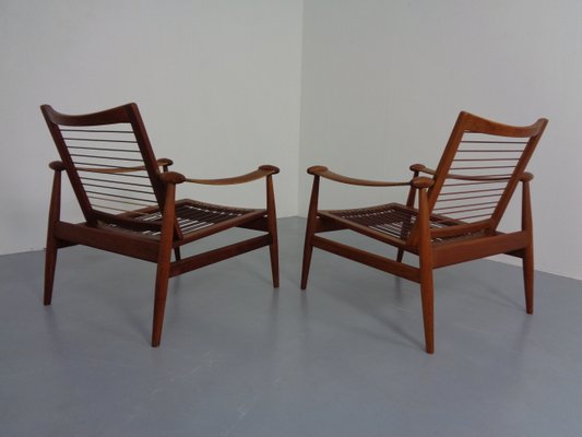 Model 133 Teak Armchairs by Finn Juhl for France & Son, 1960s, Set of 2-RDW-1403019