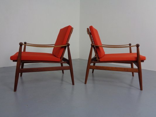 Model 133 Teak Armchairs by Finn Juhl for France & Son, 1960s, Set of 2-RDW-1403019