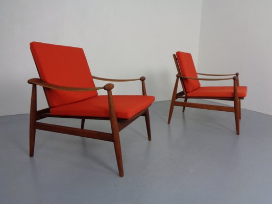 Model 133 Teak Armchairs by Finn Juhl for France & Son, 1960s, Set of 2-RDW-1403019