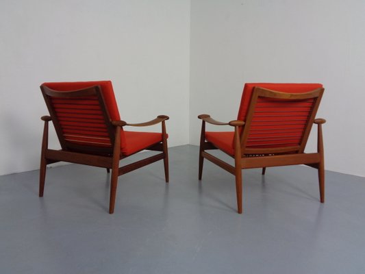 Model 133 Teak Armchairs by Finn Juhl for France & Son, 1960s, Set of 2-RDW-1403019