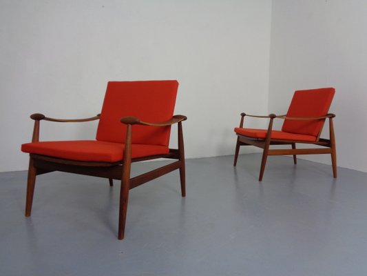 Model 133 Teak Armchairs by Finn Juhl for France & Son, 1960s, Set of 2-RDW-1403019