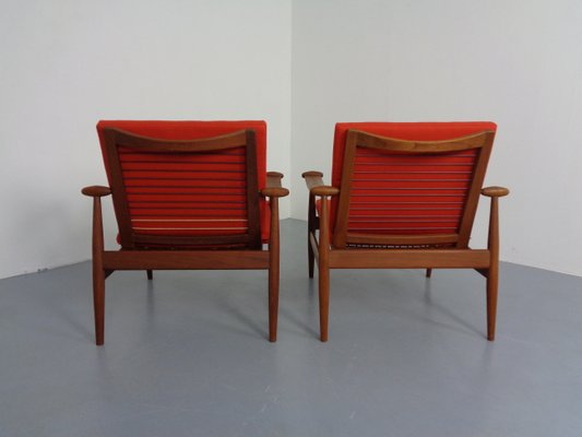 Model 133 Teak Armchairs by Finn Juhl for France & Son, 1960s, Set of 2-RDW-1403019