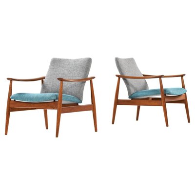 Model 138 Easy Chairs by Finn Juhl for France & Son, Denmark, Set of 2-SC-951448