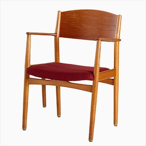 Model 147 Teak Armchair by Børge Mogensen for Søborg Furniture Factory, 1960s-CI-1369885