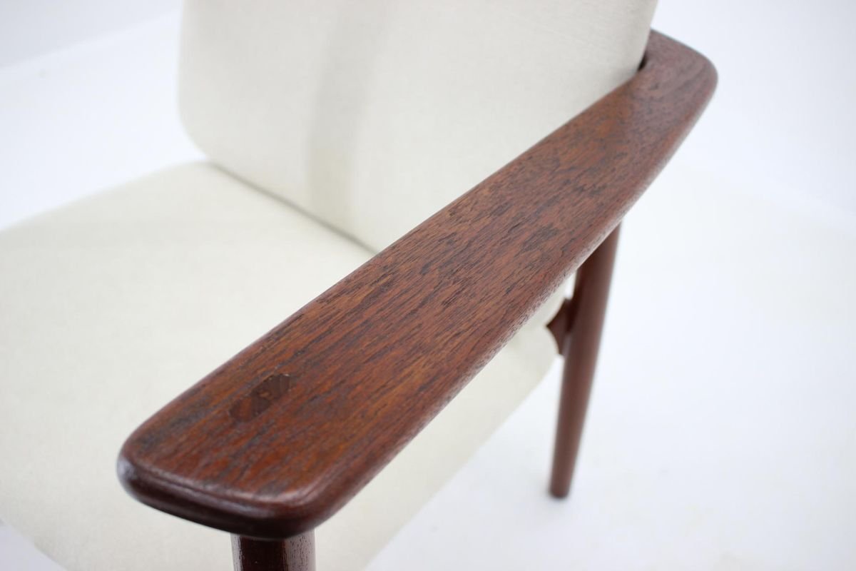 Model 165 Teak Armchair by Børge Mogensen for Søborg Furniture, 1960s