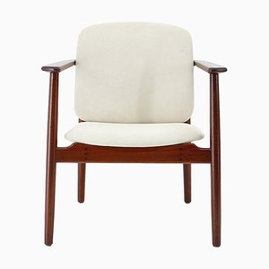 Model 165 Teak Armchair by Børge Mogensen for Søborg Furniture, 1960s-TZ-844079