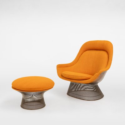 Model 1705 Easy Chair and Ottoman Set by Warren Platner for Knoll, 1966, Set of 2-YSY-2027237