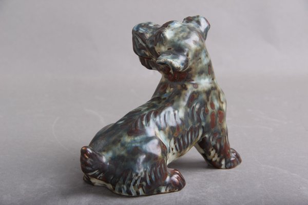 Model 20129 Dog Figurine by Knud Kyhn for Royal Copenhagen-DQ-1348763