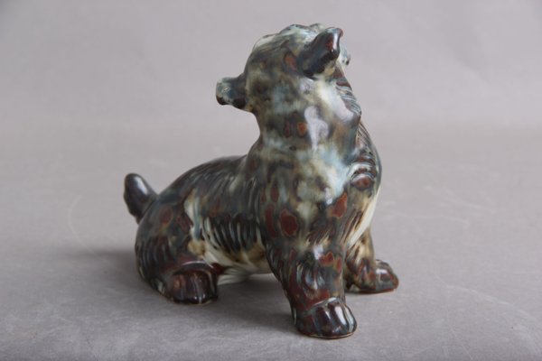 Model 20129 Dog Figurine by Knud Kyhn for Royal Copenhagen-DQ-1348763